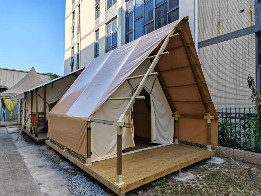 T-sun Customized Triangular Glam Tent for Hotel or Camping 1 for Events and Outdoor Use