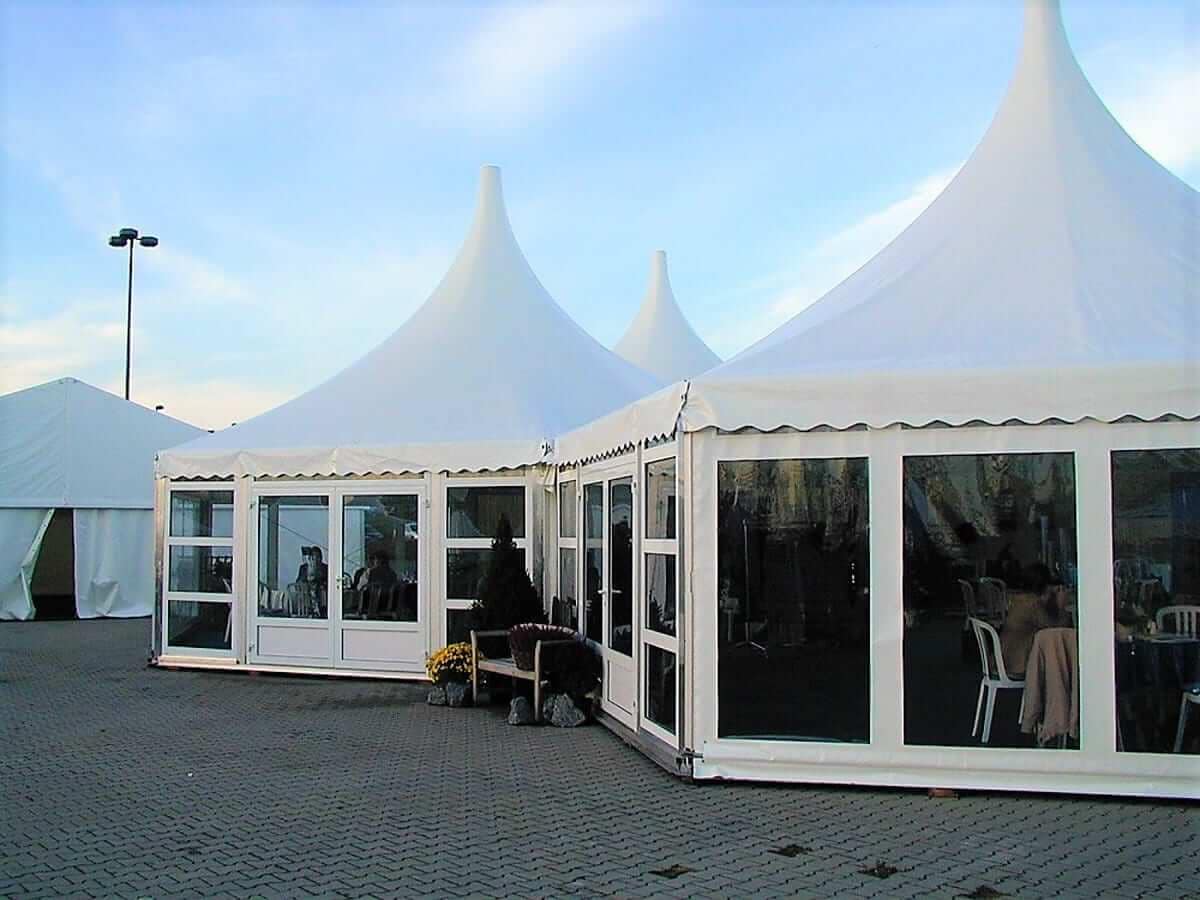 T-sun Majestic Multi-Sided Aluminum Tent for Weddings, Parties, and Events 4 for Events and Outdoor Use